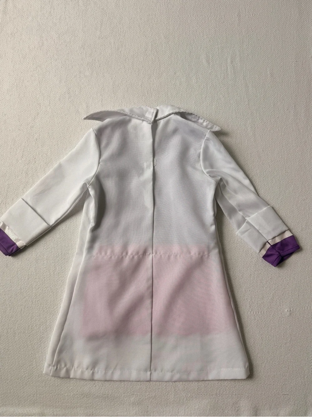 Disney Doc McStuffins White Lab Coat Costume with Purple and Pink Accents